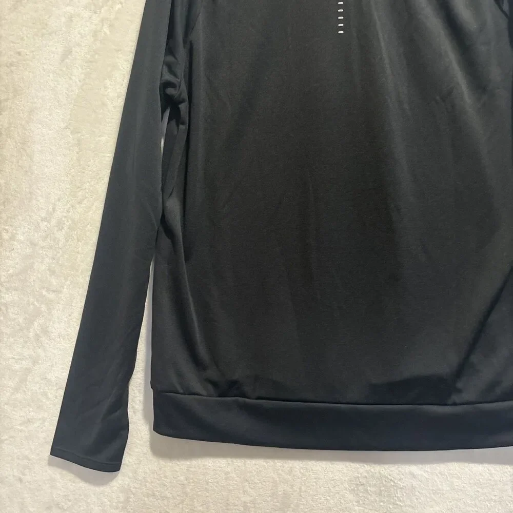 Nike Running Dri-Fit Swoosh 1/4 Zip Top Women’s Size Medium Black NWT Activewear